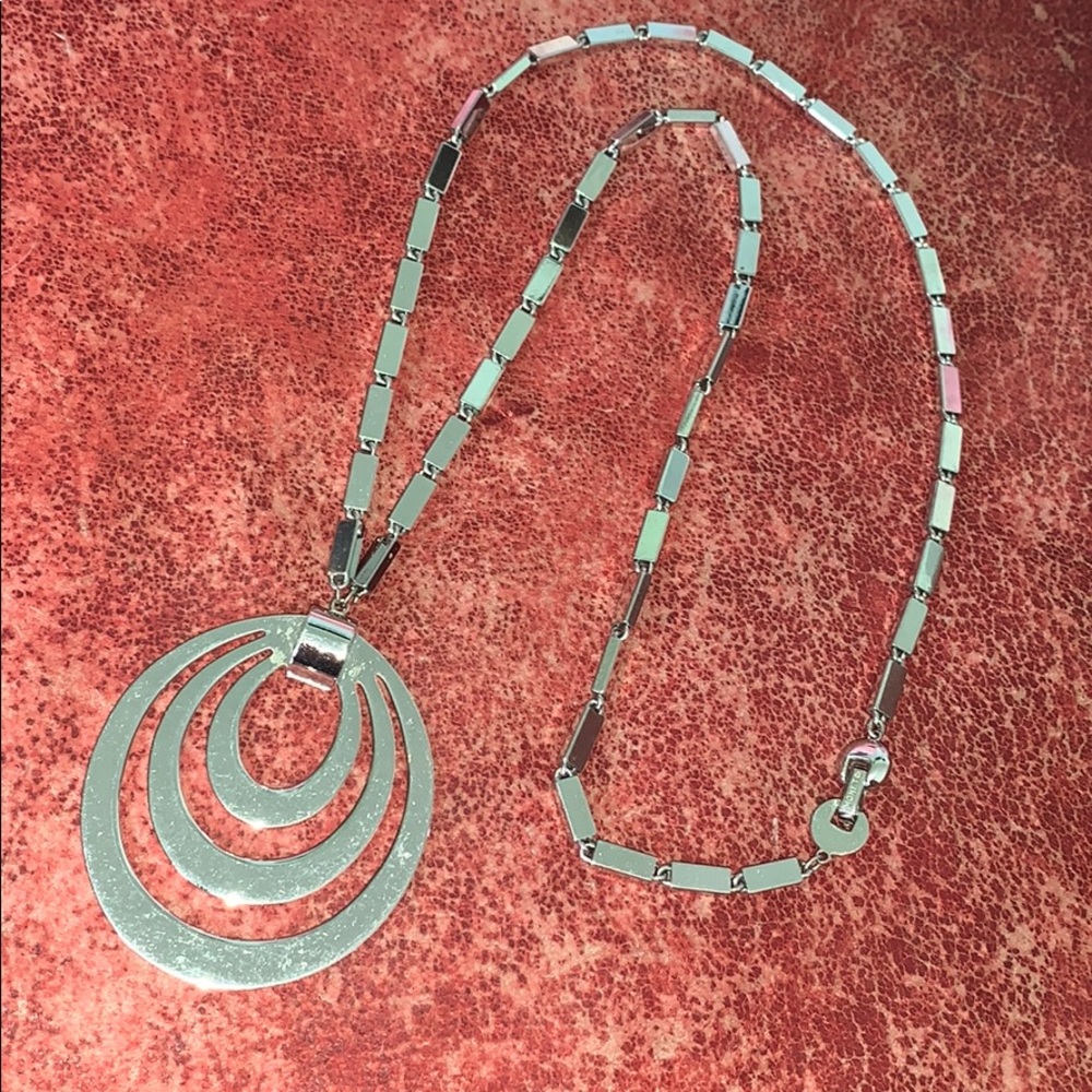 Money Necklace (long) , Silver